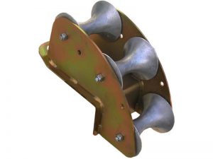 Man Hole Triple Roller Guide